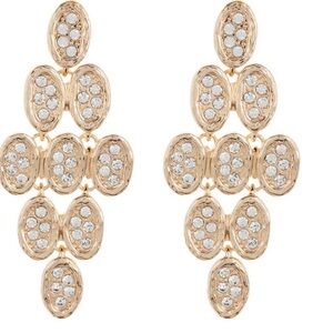 Pavé Crystal Oval Drop Earrings
Tasha